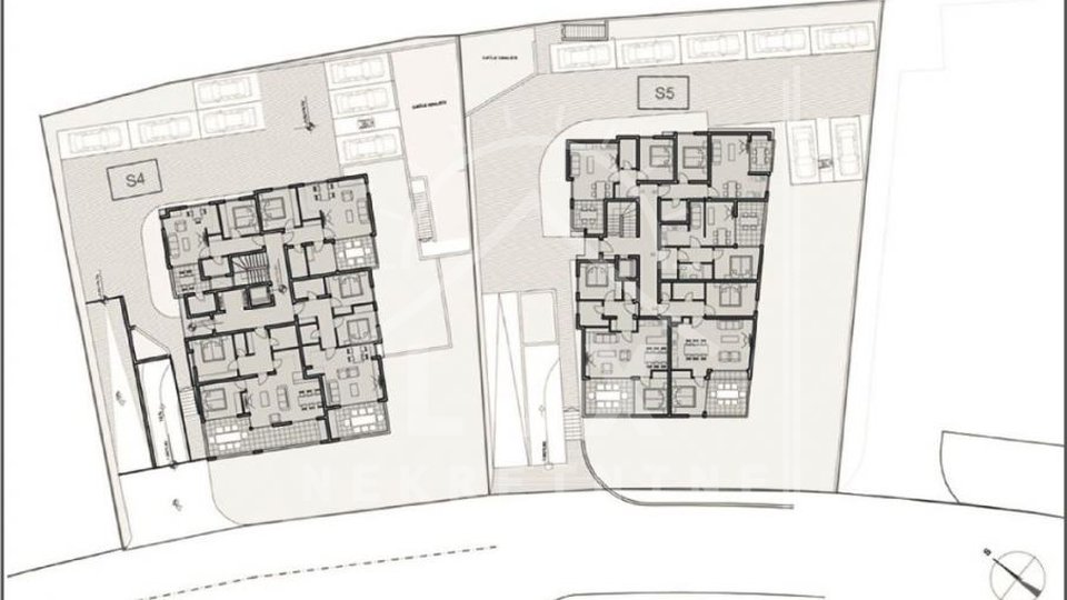 Zwei- und Dreizimmerwohnungen mit Galerien, Zadar, Vidikovac, Neubau, Meerblick