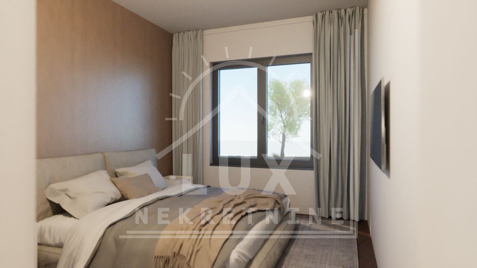 Apartment on the 2nd floor, two bedrooms, Zadar, Crvene kuce, new building