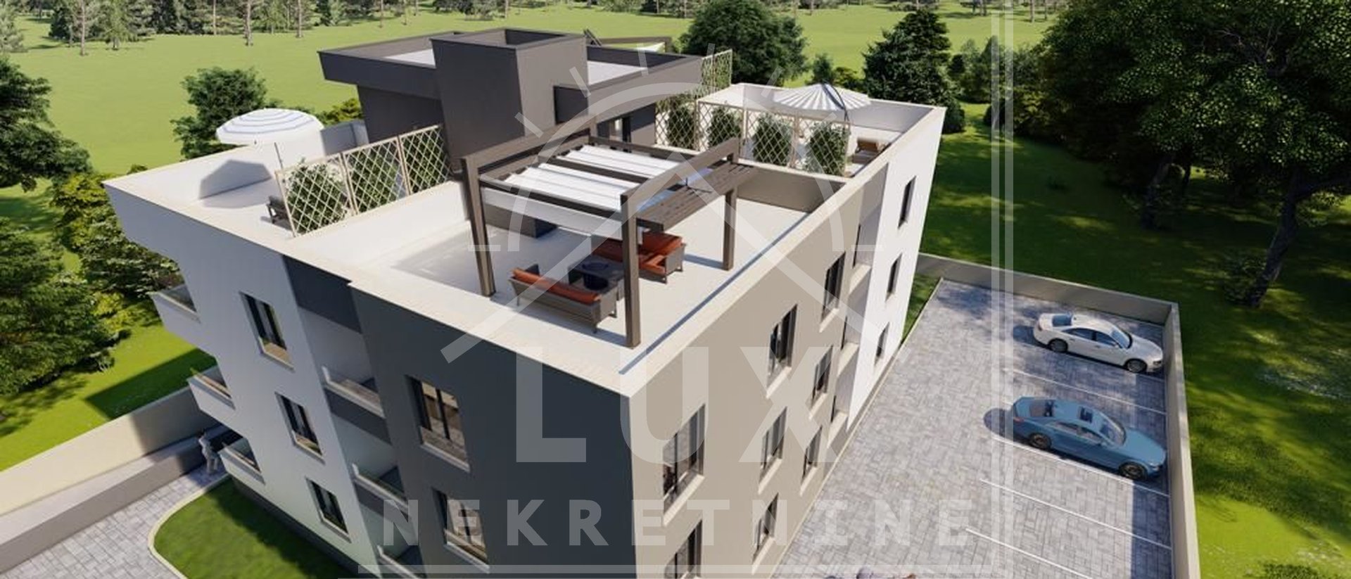 Two-room apartment on the ground floor, Zadar (Vidikovac) NEW BUILDING
