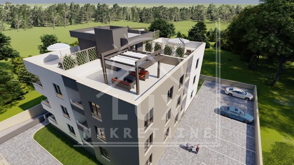 Two-room apartment on the ground floor, Zadar (Vidikovac) NEW BUILDING