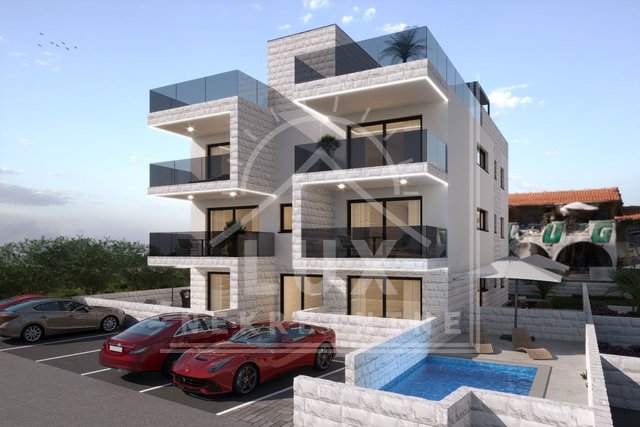 Two-room penthouse on the 2nd floor with a roof terrace, Privlaka near Zadar, NEW CONSTRUCTION