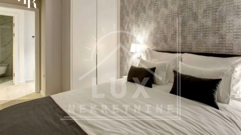 Zweizimmer-Penthouse im 2. Stock mit Dachterrasse, Privlaka bei Zadar, NEUBAU