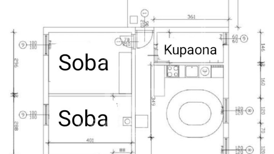 Trosoban stan s vrtom, Zadar (Belafuža)