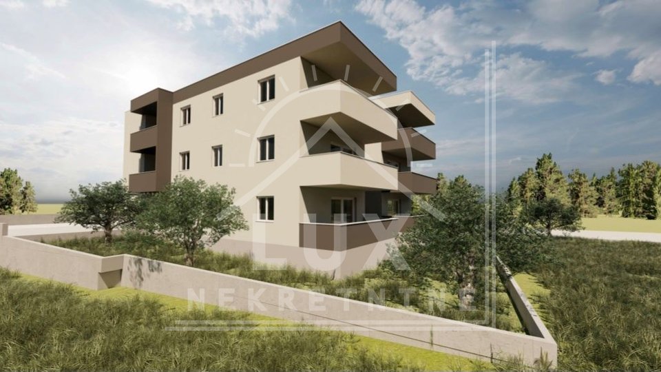 Zweizimmerwohnung im 1. Stock, Zadar /VRULJICA/ NEUES GEBÄUDE