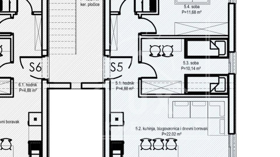 Two-room apartment on the 1st floor, Zadar /VRULJICA/ NEW BUILDING