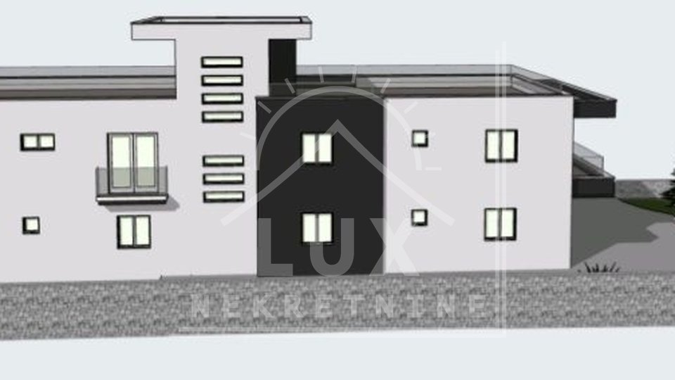 Zweizimmerwohnung im Erdgeschoss mit Garten, Vrsi (Mulo) NEUBAU