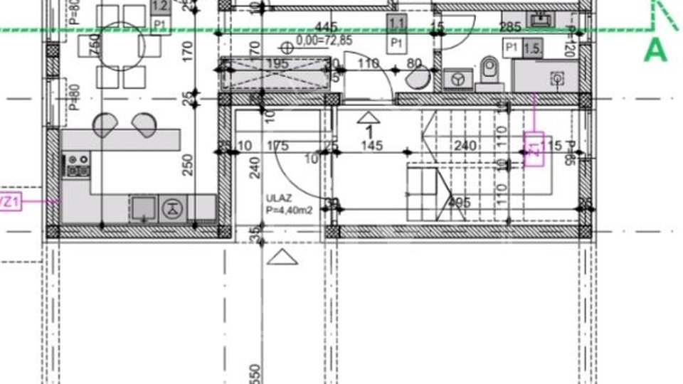 Wohnung im Erdgeschoss mit Garten, Zadar, Novi Bokanjac, Neubau