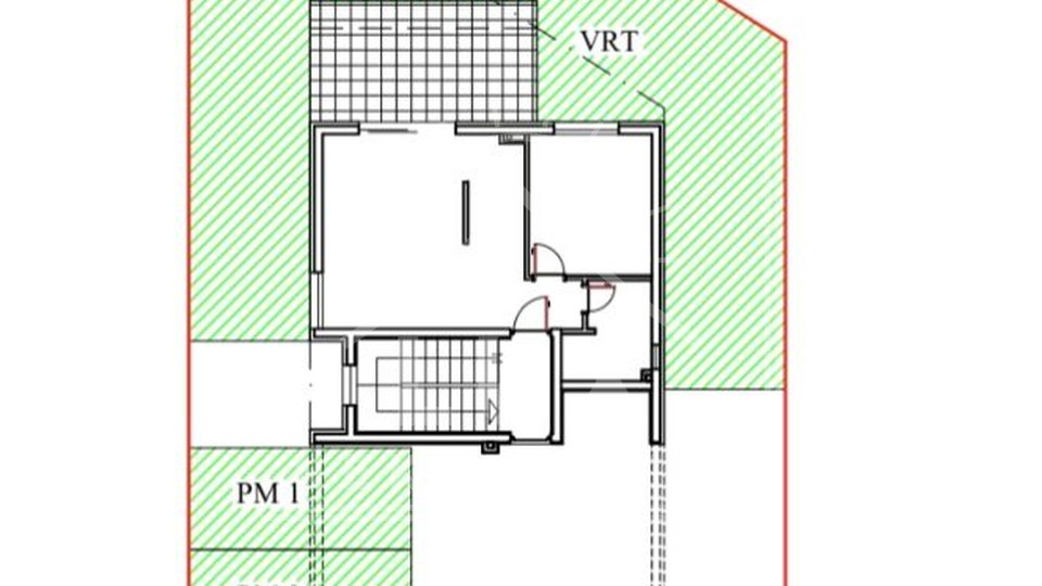 Dvosoban penthouse s krovnom terasom, Petrčane kraj Zadra, NOVOGRADNJA