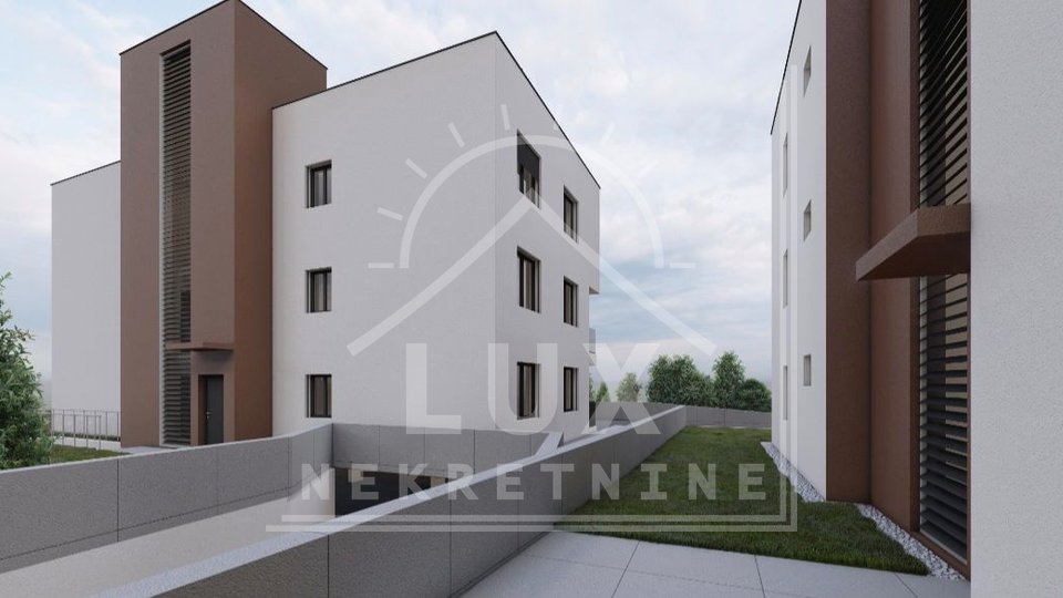 Apartment mit zwei Schlafzimmern, Zadar, Plovanija, Neubau
